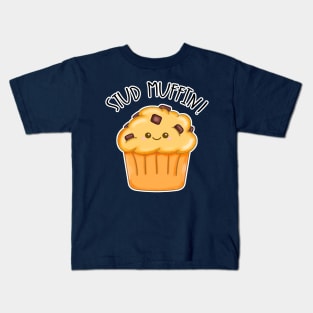 Kawaii Chocolate Chip Stud Muffin Kids T-Shirt